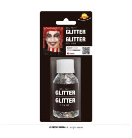 Glittergel silbergrob