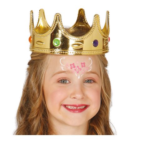 Goldene Könginkrone für Kinder