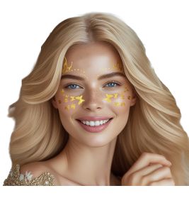 Goldene Schmetterlinge Tattoo