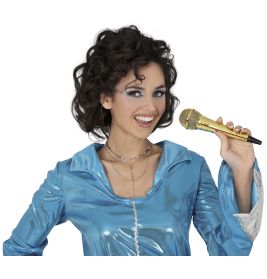 Goldenes Mikrophon 20 cm