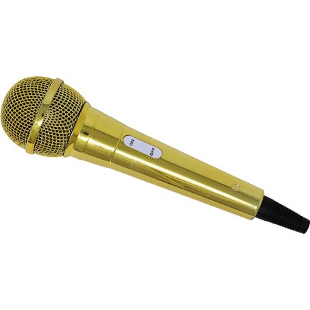 Goldenes Mikrophon 20 cm