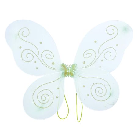 Grüner Schmetterling Haarreif und Flügel 35x40 cm