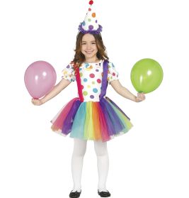 Tüllrock Clown 7-9 jahre