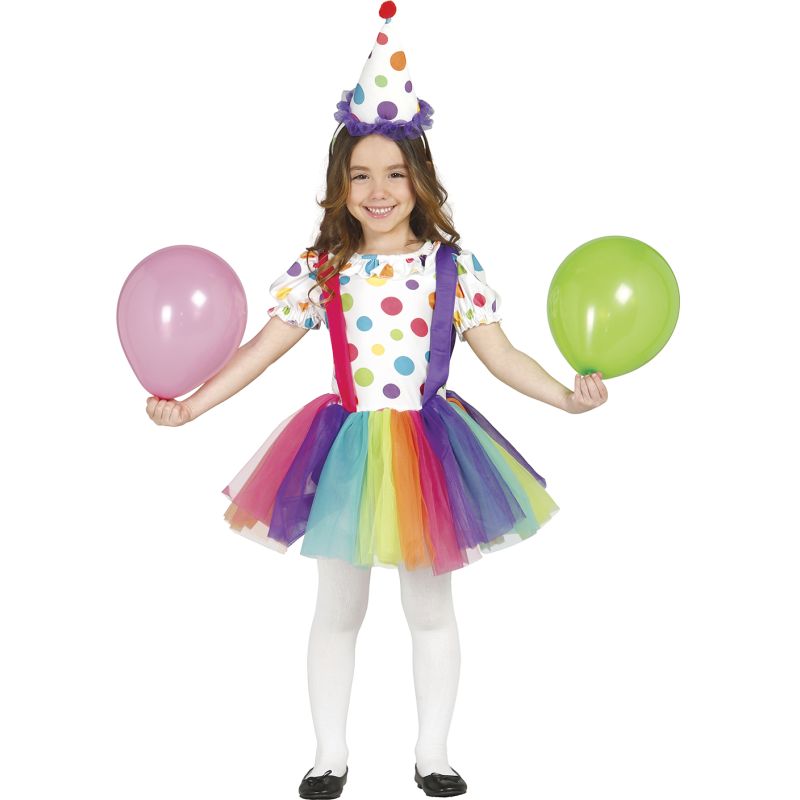 Tüllrock Clown 7-9 jahre