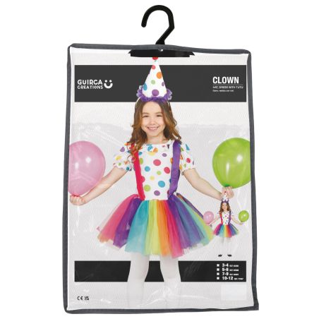 Tüllrock Clown 7-9 jahre