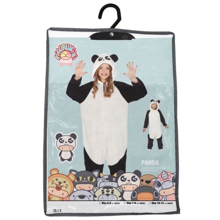 Panda 10-12 Jahre Kinderkostüm