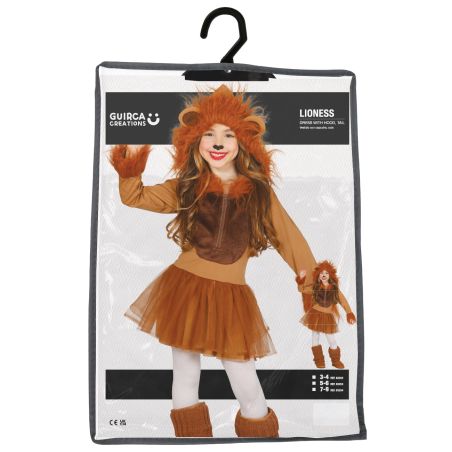 Löwin kinder kostüm7-9 jahre