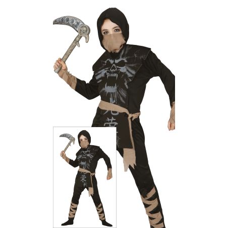 Power Ninja Kinderkostüm, 5-6 Jahre