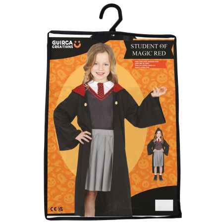 Rote Zauberschülerin 5-6 Jahre