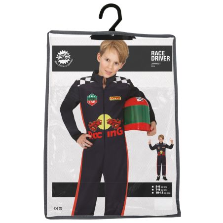 Rennfahrer, Kinderkostüm 7–9 jahre
