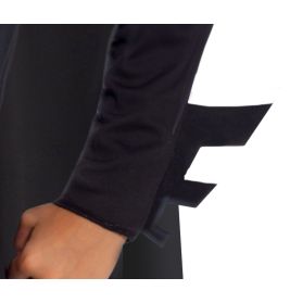 Schwarzer held kinder kostüm 10-12 jahre