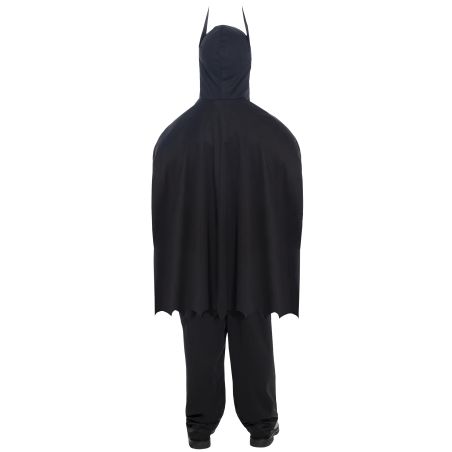 Schwarzer held kinder kostüm 5-6 jahre