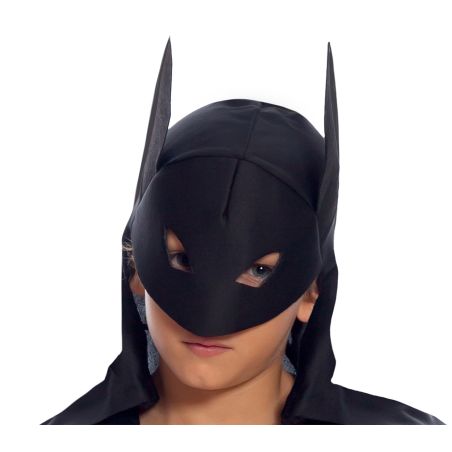 Schwarzer held kinder kostüm 5-6 jahre