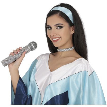 Taylor Swift silbernes Mikrophon mit Strass 21 cm