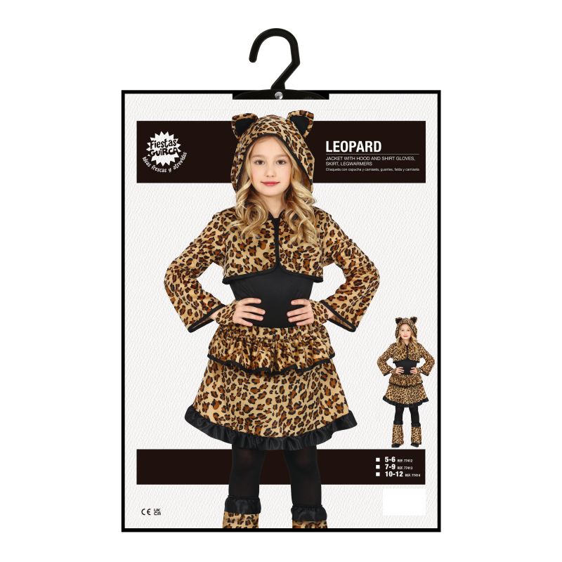 Leopard 7 9 jahre kinder kostüm