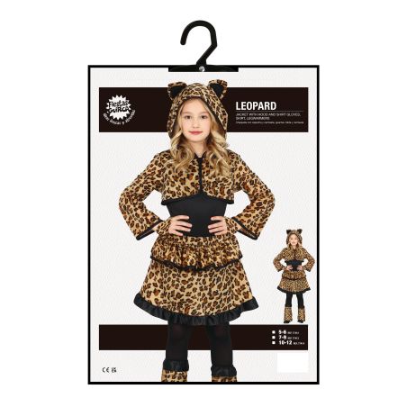 Leopard 10-12 Jahre Kinder- kostüm