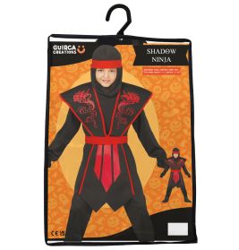 SCHATTEN NINJA KINDER KOSTÜM 5-6 JAHRE