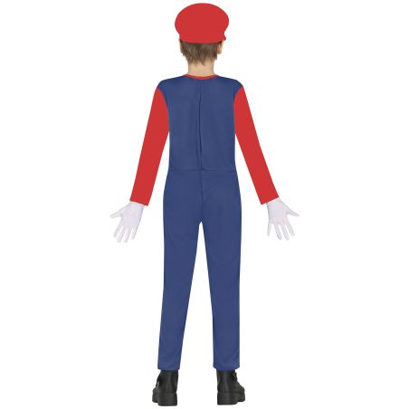 Super klempner kinder kostüm 5-6 jahre