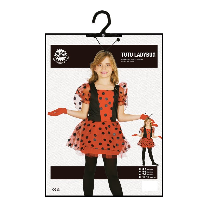 Marienkäfer kinder kostüm 5-6 jahre
