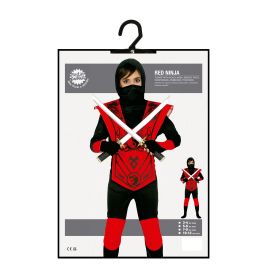 Rote ninja kinder kostüm 10-12 jahre