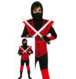 Rote ninja kinder kostüm 10-12 jahre