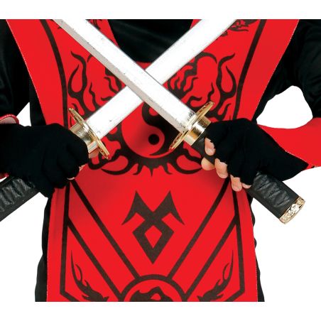 Rote ninja kinder kostüm 10-12 jahre