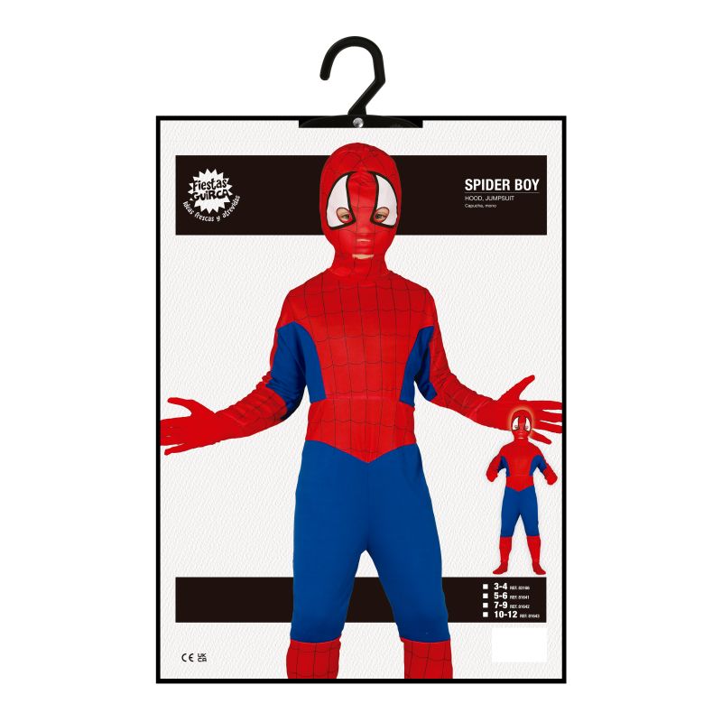 Spinnen super held kinder kostüm3-4 jahre
