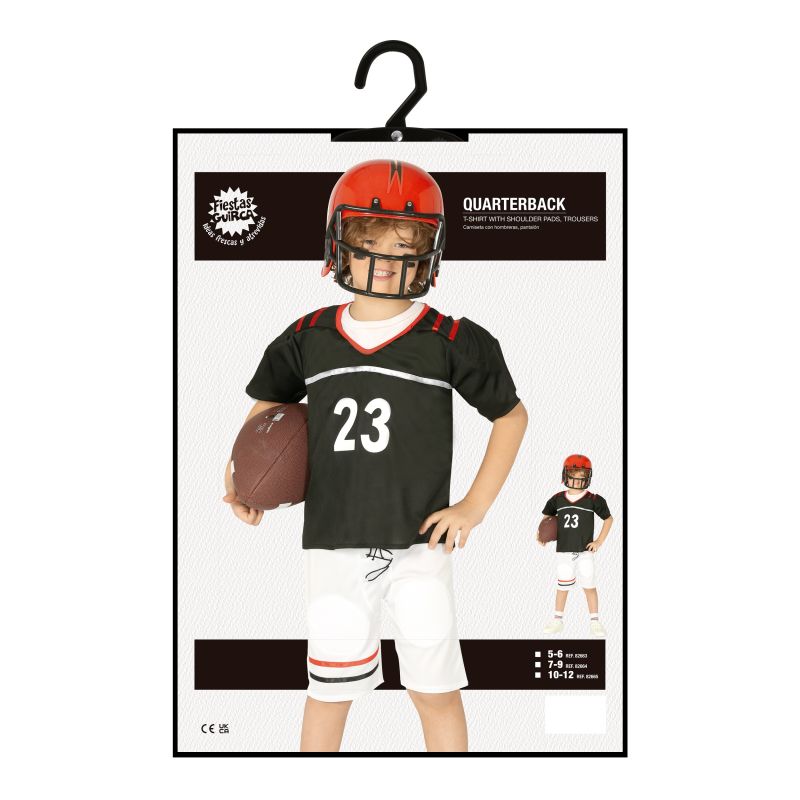 Quarterback kinder kostüm 10-12 jahre