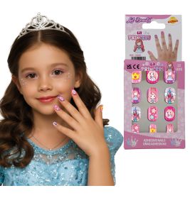 Kleine Prinzessin Kindernägel selbstklebend, 12 stck
