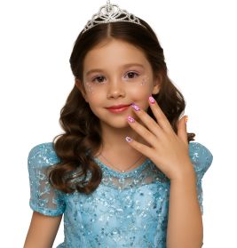 Kleine Prinzessin Kindernägel selbstklebend, 12 stck