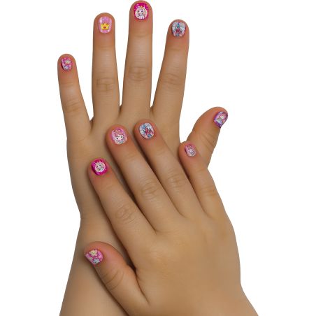 Kleine Prinzessin Kindernägel selbstklebend, 12 stck