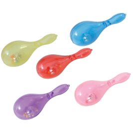 Maracas mit Licht 15 cm, sortiert