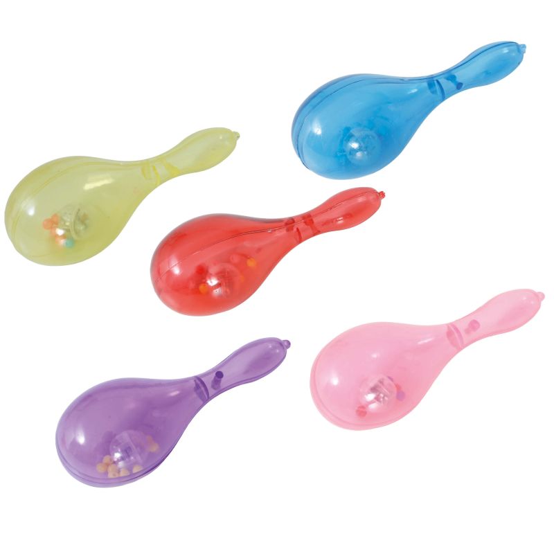 Maracas mit Licht 15 cm, sortiert