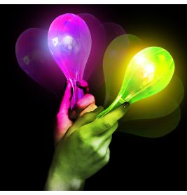 Maracas mit Licht 15 cm, sortiert
