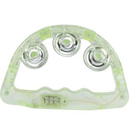 Tamburin mit Licht 16x15 cm, sortiert