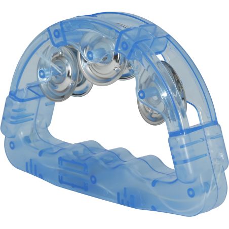 Tamburin mit Licht 16x15 cm, sortiert