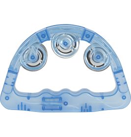 Tamburin mit Licht 16x15 cm, sortiert