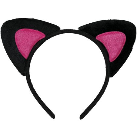 Rosa Katzenohren Haarreif, Erwachsene