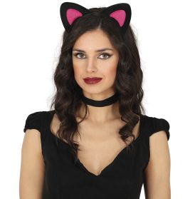 Rosa Katzenohren Haarreif, Erwachsene