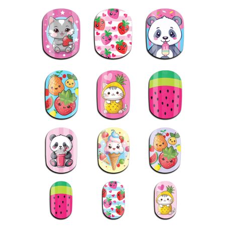 Tutti sweety Nägel f.Kinder selbstklebend, 12 stck