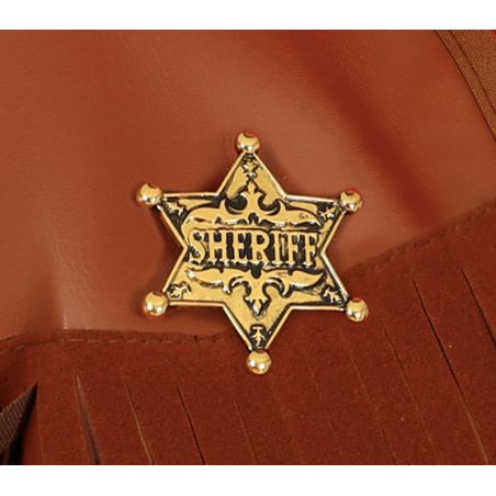 Sheriffstern aus Metall