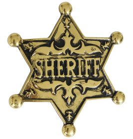 Sheriffstern aus Metall