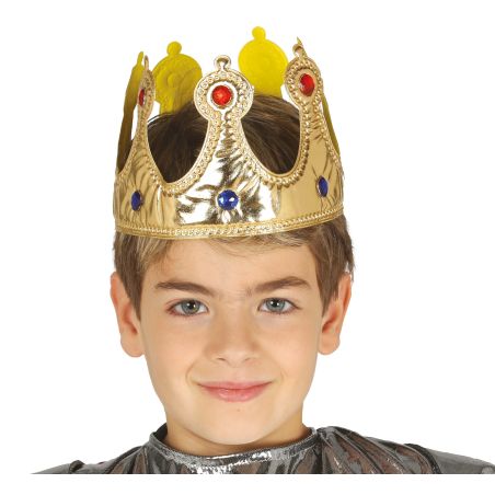 Königskrone aus Stoff für Kinder