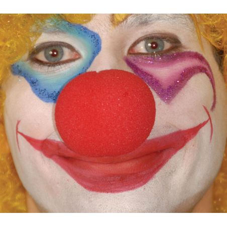 Rote Clownnase aus Gummi 5 cm