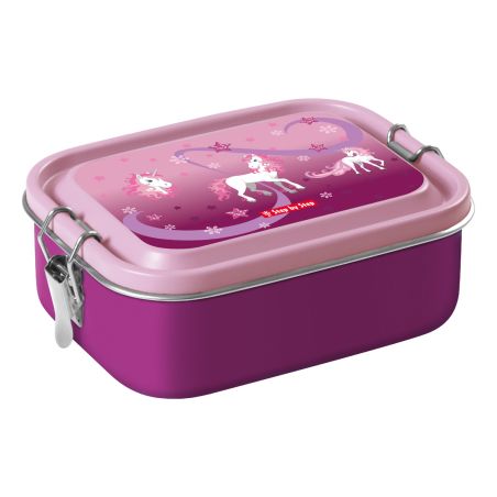 Edelstahl-Lunchbox ''Sweet Unicorn