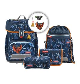 Hama CLOUD schleich® Schulranzen-Set Eldrador Creatures Lava Dragon (5-tlg.) – Ergonomisch & robust
