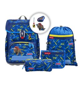 Hama CLOUD schleich® Schulranzen-Set Dinosaurs Triceratops (5-tlg.) – Ergonomisch & sicher