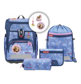 Hama CLOUD Spiegelburg Schulranzen-Set Pferdefreunde Horse Friends (5-tlg.) – Ergonomie & Design