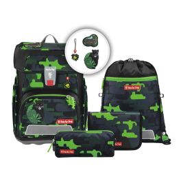 hama CLOUD Schulranzen-Set 'Black Cat Chico' – 4-teilig – Leicht & Ergonomisch