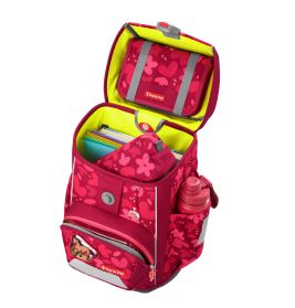 hama GIANT Schulranzen-Set Wild Horse Nora 5-teilig – Ergonomisch & Sicher (4047443539069)